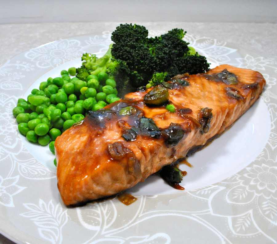 Salmon In Oyster Sauce Recipe Cuisine Fiend